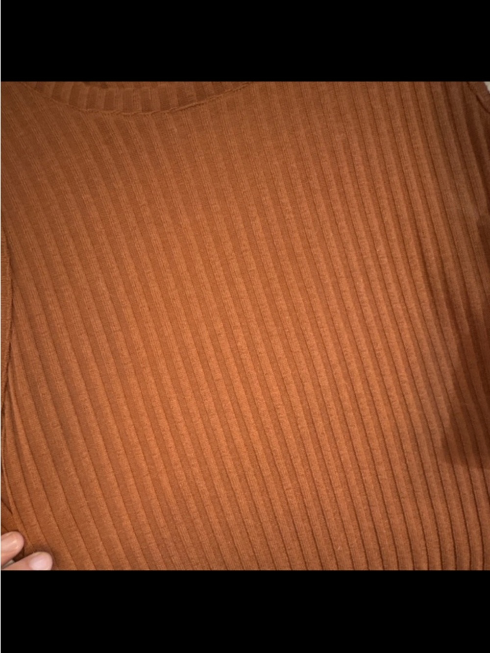 Nine West Sleeveless Ribbed Midi Dress - Brown - Picture 4 of 4